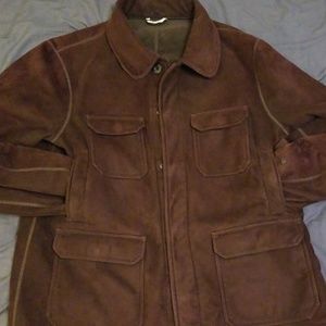 Armani Suede Fleece Lining Jacket